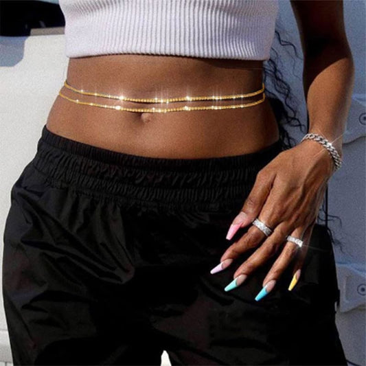 Chaine de taille strass