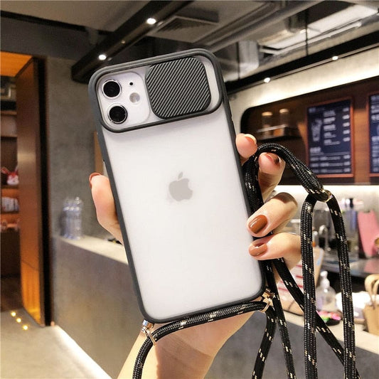 Chaine de téléphone avec coque transparente - iPhone 6 /