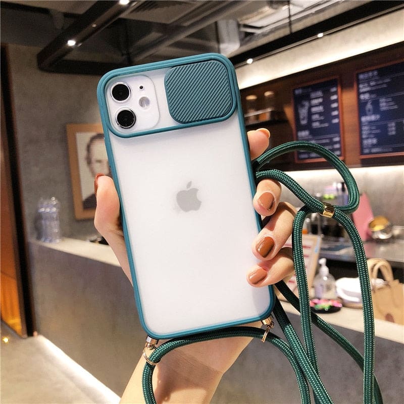 Chaine de téléphone avec coque transparente - iPhone 6 /
