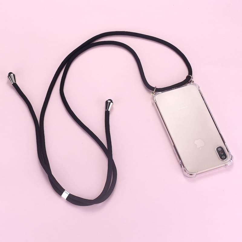 Chaine de téléphone bandoulière avec coque classique -