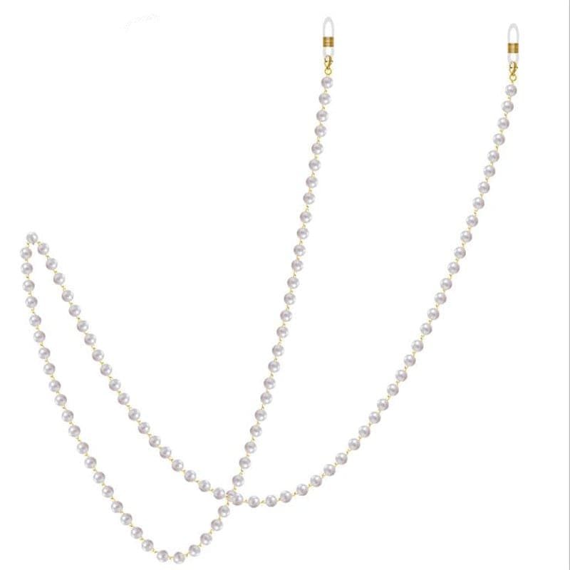 Chaine lunette perles