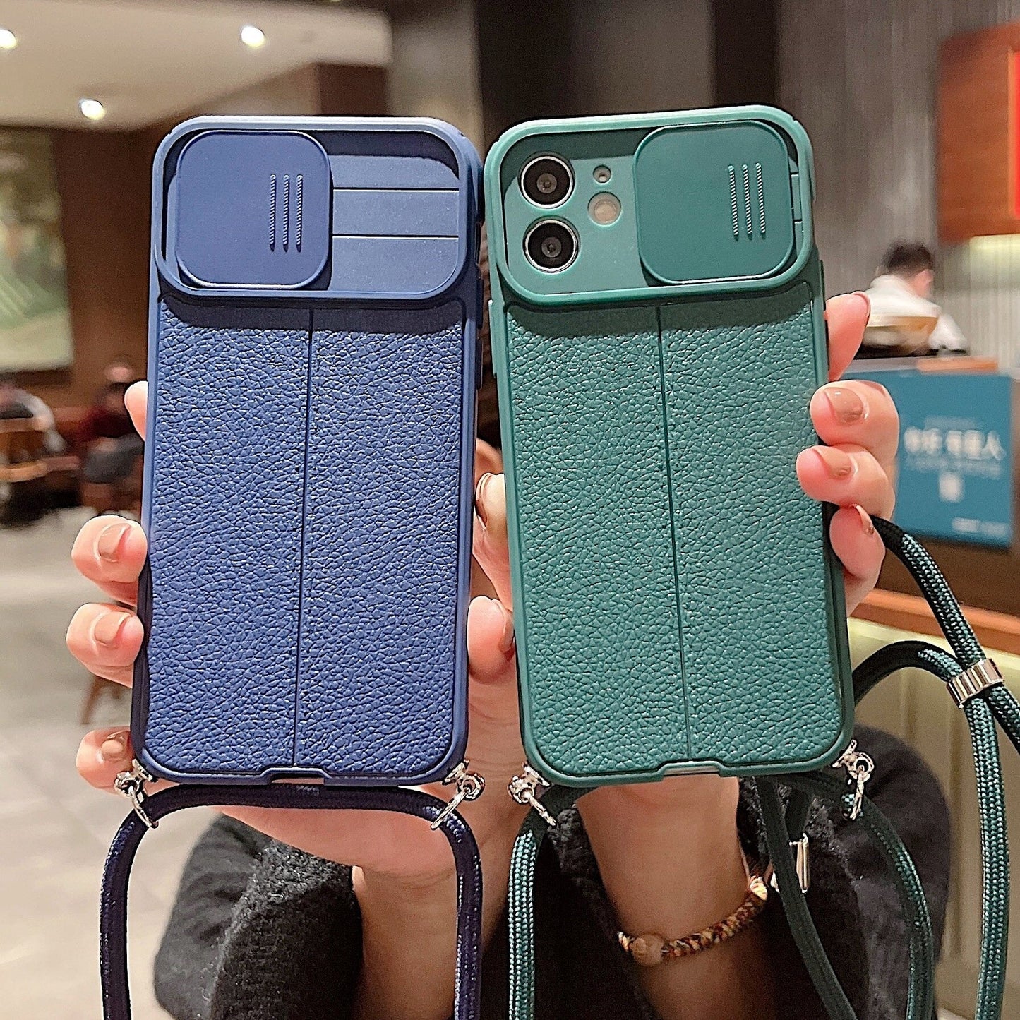 Chaine de téléphone avec coque résistante