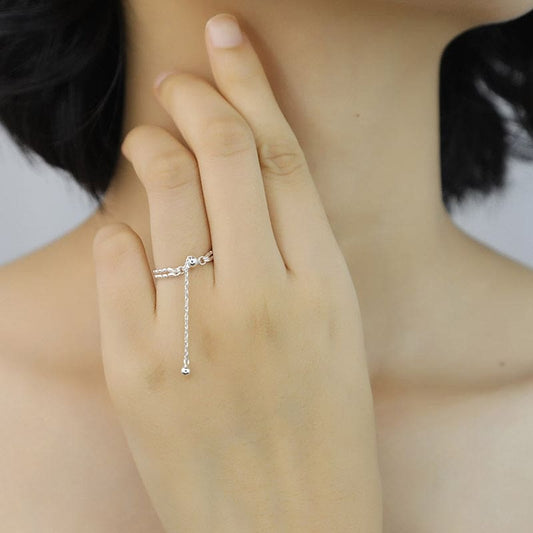 Double bague chaine
