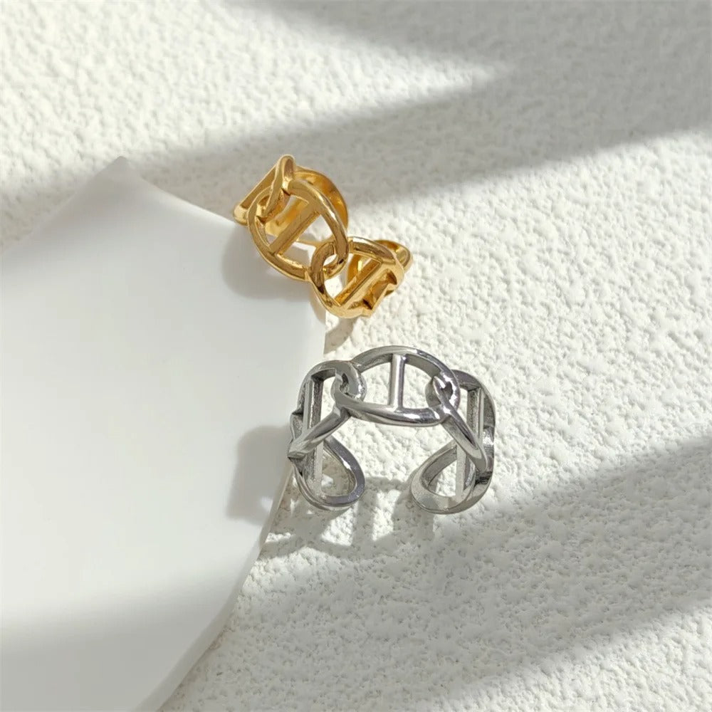 Bague chaine d'ancre