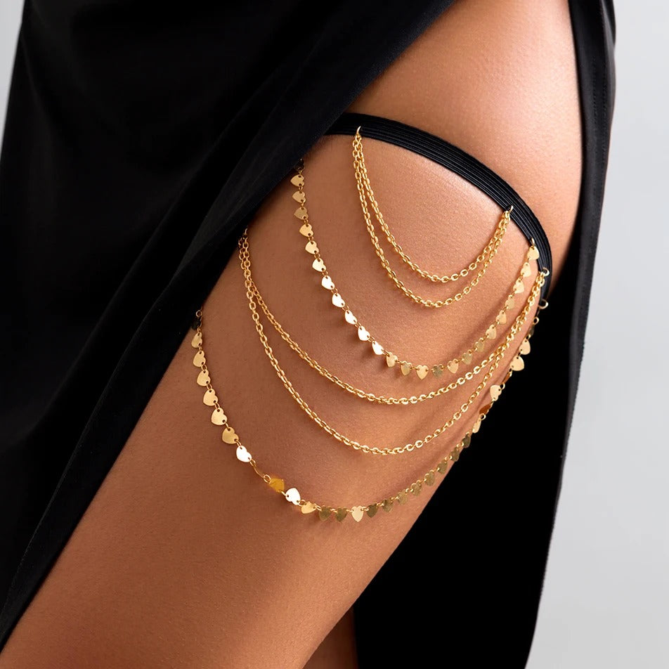 Bohemian thigh jewelry