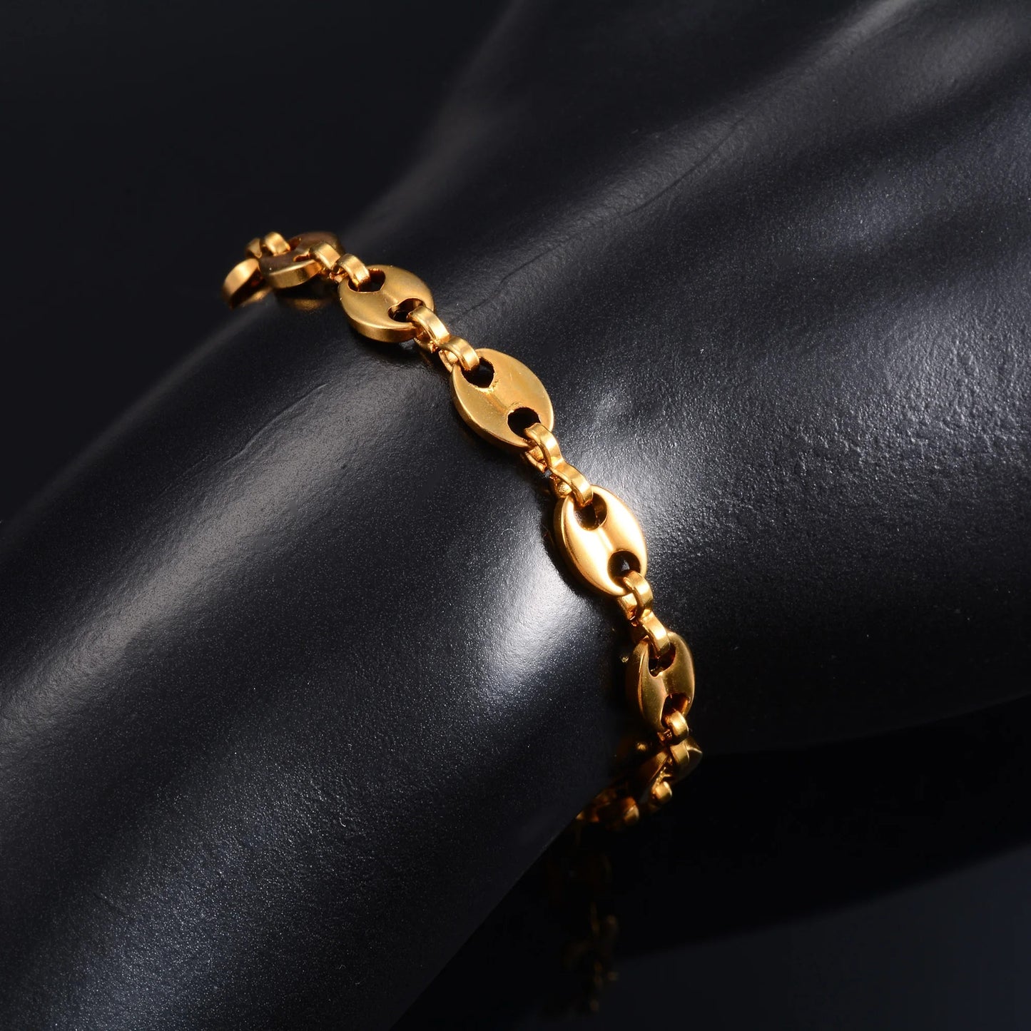 Chaine de cheville grain de café