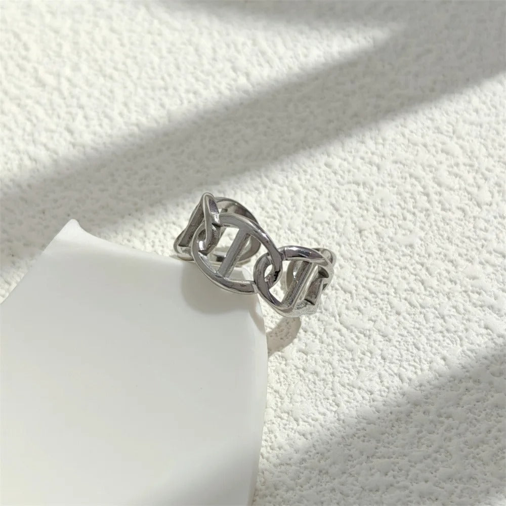 Bague chaine d'ancre