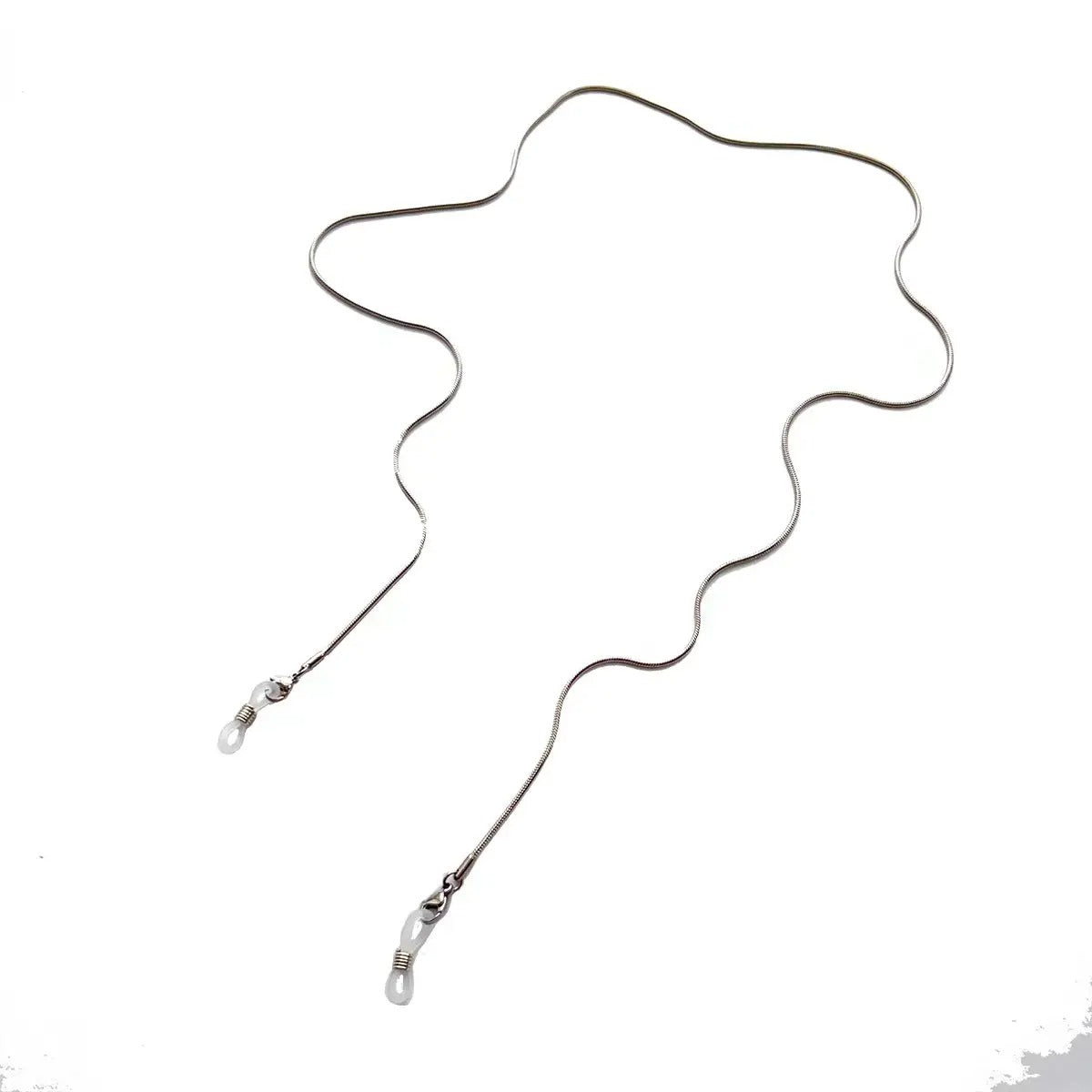 Chaine lunette acier homme