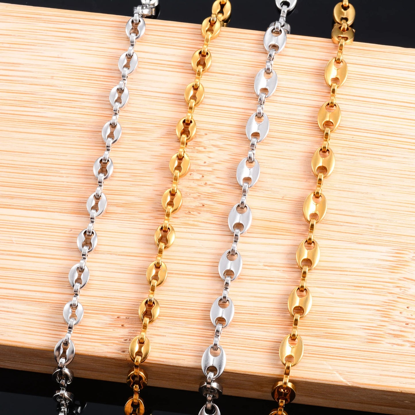 Chaine de cheville grain de café