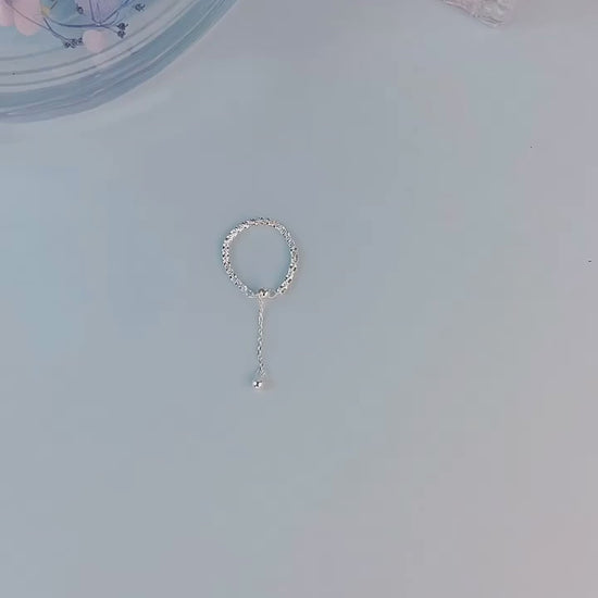 Video demonstration bague chaine argent 925