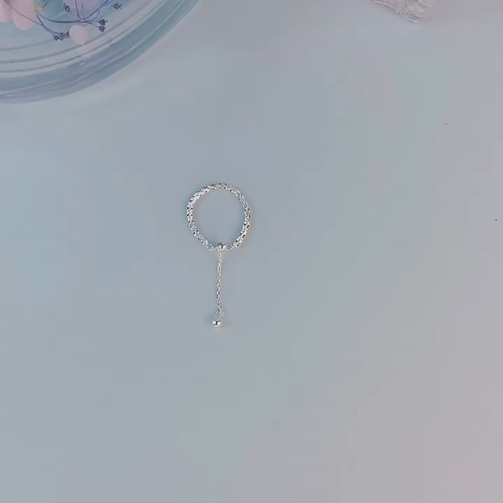 Video demonstration bague chaine argent 925