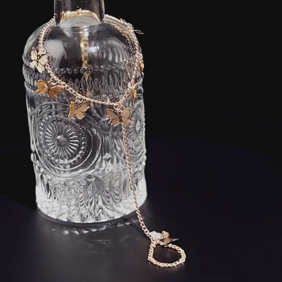 bracelet-bague-chaine-main-or video