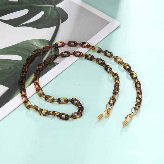 Chaine lunette écaille