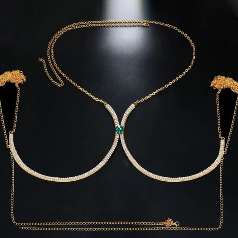 Soutien gorge strass avec pierre