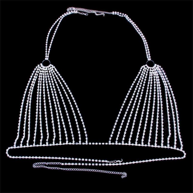 Soutien gorge strass séduisant